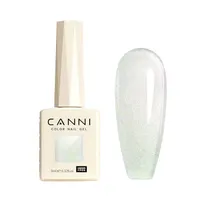 Гель-лак CANNI "Aurora Glitter" (Без HEMA), 9 мл, Сверкающий шиммер, Гипоаллергенный — фото 2