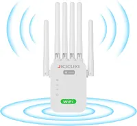 Усилитель Wi-Fi сигнала (Репитер) 1200 Мбит/с, 6 Антенн, 5000 кв.м покрытие, LAN порт