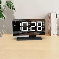 Цифровий будильник Lancoon з 2 портами USB для заряджання, Гучний, 6 рівнів яскравості, Великі цифри — фото 5