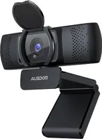 Веб-камера AUSDOM AF640 (1080P Full HD) з мікрофоном та шторкою, Автофокус, Широкий кут — фото 2