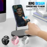 Bluetooth-кільце для прокручування TikTok/Reels та перегортання книг (Page Turner), Чорне — фото 6
