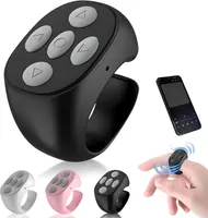 Bluetooth-кольцо для прокрутки TikTok/Reels и перелистывания книг (Page Turner), Черное