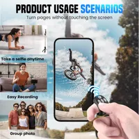 Bluetooth-кольцо для прокрутки TikTok/Reels и перелистывания книг (Page Turner), Черное — фото 7
