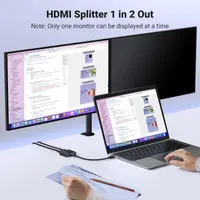 HDMI Сплиттер/Свитч UGREEN 2-в-1 (Двунаправленный), 4K@60Hz, Для PS5/Xbox/PC — фото 8