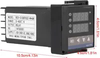 Digital PID Temperature Controller REX-C100 Thermostat Temperature Controller Regulator 100-240 V Relay Output 1500VAC, 14 Bit — фото 2