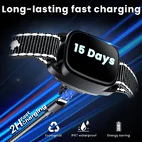 Bark Collar, Dog Bark Collar, Barking Collar for Large Medium Dogs, No Shock Collar with 6 Adjustable Sensitivity, Beep/Vibration/Beep&Vibration,Rechargeable Anti Barking Collar, IP67 Waterproof — фото 2