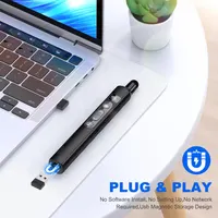 Бездротовий презентер (Клікер) з телескопічною указкою, USB, Цифровий дисплей, Що перезаряджається — фото 8