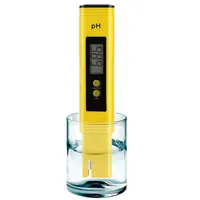 Цифровий pH-метр (Тестер води) 0.01 високої точності, Кишеньковий, Жовтий