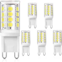 Набір ламп LED G9 2-3W (Холодне біле), 4 шт, Кераміка, Заміна галогену — фото 3