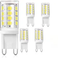 Набор ламп LED G9 2-3W (Холодный белый), 4 шт, Керамика, Замена галогена — фото 5