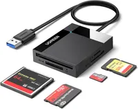 Картрідер UGREEN 4-в-1 USB 3.0 (SD / MicroSD / CF / MS), Високошвидкісний, Читає 4 карти одночасно — фото 6