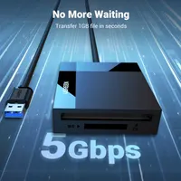 Картридер UGREEN 4-в-1 USB 3.0 (SD / MicroSD / CF / MS), Высокоскоростной, Читает 4 карты одновременно — фото 5