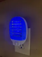 Электрическая ловушка для комаров и мух (Bug Zapper) 4 шт, УФ-свет, Для розетки
