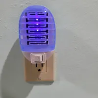 Електрична пастка для комарів та мух (Bug Zapper) 4 шт, УФ-світло, Для розетки — фото 3