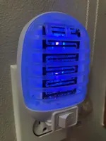 Електрична пастка для комарів та мух (Bug Zapper) 4 шт, УФ-світло, Для розетки — фото 4