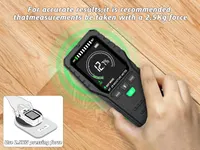 Влагомер бесконтактный (Pinless Moisture Meter) для стен/пола, Детектор влаги, LCD дисплей — фото 3