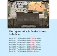 Аккумулятор для ноутбука ASUS B31N1912 (Vivobook E410MA, E510MA, L410MA), 42Wh, Оригинальное качество — фото 4