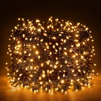 Гірлянда світлодіодна 100 метрів 1000 LED (Бобіна), Тепле біле, Вулична IP44, 8 режимів — фото 5