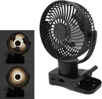 Вентилятор аккумуляторный походный с LED-лампой и пультом, Power Bank, Крючок — фото 8
