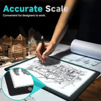 Світловий планшет A4 для малювання та алмазної мозаїки (Light Pad), USB, Регульована яскравість — фото 6