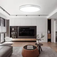 Ультратонкий стельовий LED світильник 24W (Ø30см) IP44, 3 режими світла (3000K-6500K), Білий — фото 2