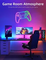 Неонова LED стрічка 20 метрів (Гнучкий неон) RGB, Розумна (App Control), Вологостійка, Музична — фото 2