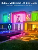 Неонова LED стрічка 20 метрів (Гнучкий неон) RGB, Розумна (App Control), Вологостійка, Музична — фото 6