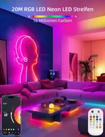 Неоновая LED лента 20 метров (Гибкий неон) RGB, Умная (App Control), Влагостойкая, Музыкальная — фото 7