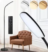 Торшер підлоговий LED (Сірий/Чорний), Димується, Пульт ДК, Таймер, 3000K-6500K — фото 3