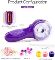 Automatic Hair Braider for Women Girls, Machine Electric Styling DIY Tool with Hook Rubber Band Twister Salon Toy Funny Gift Teen Girls — фото 3