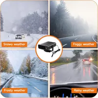 Автомобільний обігрівач-вентилятор 12V 120W (Від прикурювача), Розморожувач скла 2-в-1 — фото 7