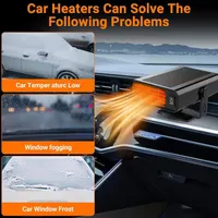 Автомобильный обогреватель-вентилятор 12V 120W (От прикуривателя), Размораживатель стекол 2-в-1 — фото 5