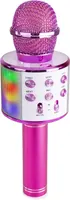 Детский караоке-микрофон MAX KM01 (Bluetooth, Динамик, Эхо, LED), Розовый — фото 8