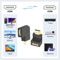 Угловые адаптеры HDMI 90° и 270° (Набор 4 шт), 4K, Для настенного крепления ТВ — фото 3