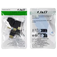 Угловые адаптеры HDMI 90° и 270° (Набор 4 шт), 4K, Для настенного крепления ТВ — фото 6