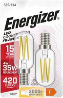 Лампи LED для витяжки Energizer E14 3.8W ( 40W), Філаментні, T25, 2 шт — фото 6