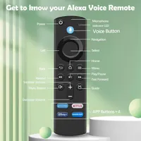 Replacement Voice Remote 3rd Gen with Voice Function fit for AMZ Smart TVs 4K/4K Max/Lite/Cube Stick,and fit for Smart TVs Cube (1st Gen and Later) — фото 2