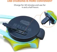 Світлодіодний LED маячок на нашийник для собак та котів LaRoo (USB), Водонепроникний