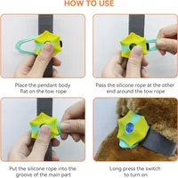 Світлодіодний LED маячок на нашийник для собак та котів LaRoo (USB), Водонепроникний — фото 5