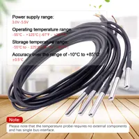 Hilitchi 3m/9.8ft Waterproof Temperature Sensors Digital Temp Probe (Pack of 5pcs) — фото 6