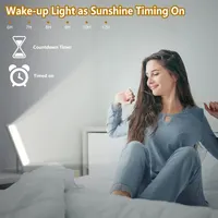 Лампа для светотерапии (SAD Lamp) 12000 Люкс, Имитация солнца, Таймер, 3 температуры — фото 2