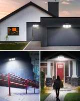 Уличный светильник на солнечной батарее LE (3 головки), Датчик движения, IP65, Яркий — фото 7