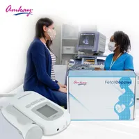 Фетальний доплер Amkay (Кишеньковий) для вагітних, LCD дисплей, Прослуховування серцебиття — фото 2