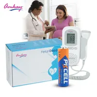 Фетальный допплер Amkay (Карманный) для беременных, LCD дисплей, Прослушивание сердцебиения — фото 3