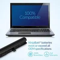Акумулятор для ноутбука Toshiba PA5185U-1BRS (Satellite C50-B, C55-B), 33Wh, NinjaBatt — фото 3