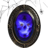 Интерактивное зеркало "Призрак" (Haunted Mirror) с датчиком движения и звуком, Хэллоуин — фото 7