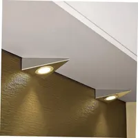 Треугольный кухонный светильник (Подсветка шкафа) из нержавейки, LED, Накладной — фото 2