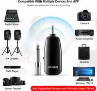 Беспроводной микрофон-гарнитура Bietrun UHF (Головной + Ручной), Дальность 50м, Для фитнеса/учителей — фото 5