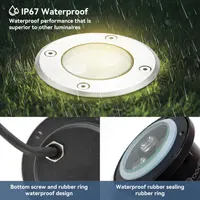 Светильники тротуарные (Грунтовые) LED 3W, Набор 4 шт, IP65, Теплый белый, 220В — фото 5