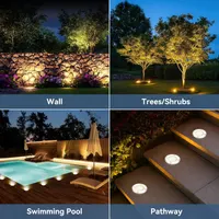 Светильники тротуарные (Грунтовые) LED 3W, Набор 4 шт, IP65, Теплый белый, 220В — фото 6